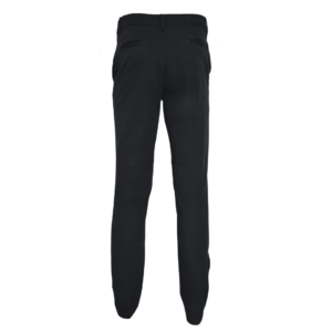 Pantalon Chino de Gabardina Elastizada Negro